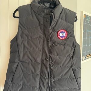 Canada Goose Black Jacket with Logo